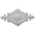 Dwellingdesigns 23.50 in. W x 12.25 in. H x 1.50 in. P Architectural Accents - Quentin Ceiling Medallion DW2572541